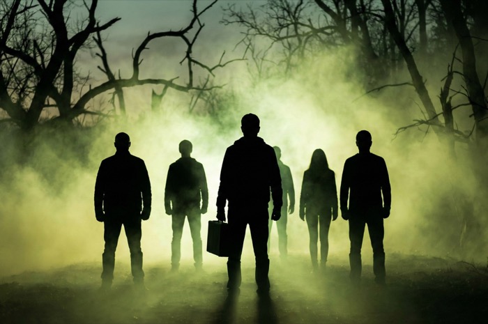 Teambuilding-Event Escape the Forest - Mitarbeiter bei mobiles escape game